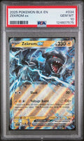 2025 POKEMON BLK EN-BLACK BOLT #034 ZEKROM ex PSA 10
