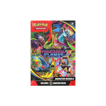 Pokémon Mega Evolution: Phantasmal Flames 6-Pack Booster Bundle