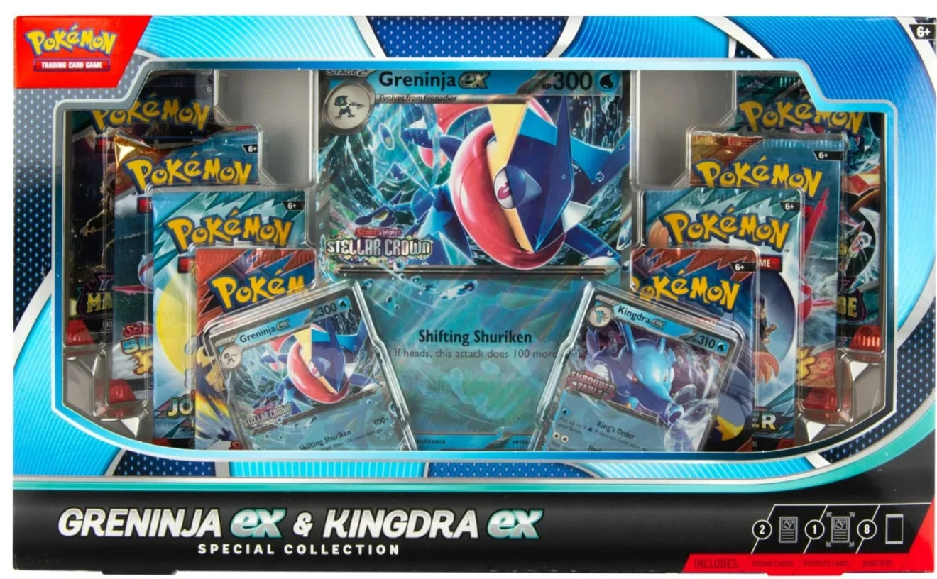 Pokémon Greninja EX & Kingdra EX Special Collection Box